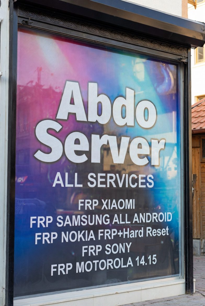 Enseigne d'une boutique de réparation et services téléphoniques (FRP)
