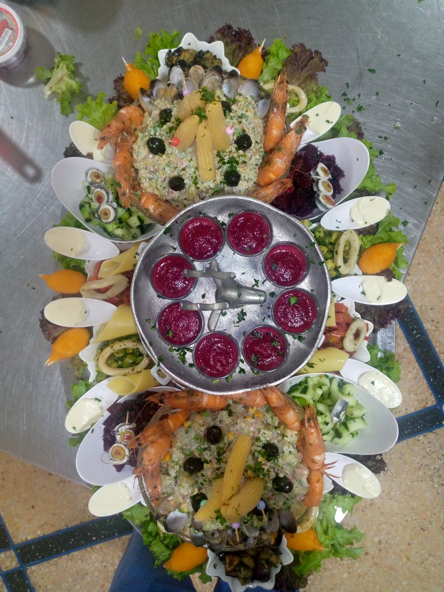 Plateau de fruits de mer de traiteur