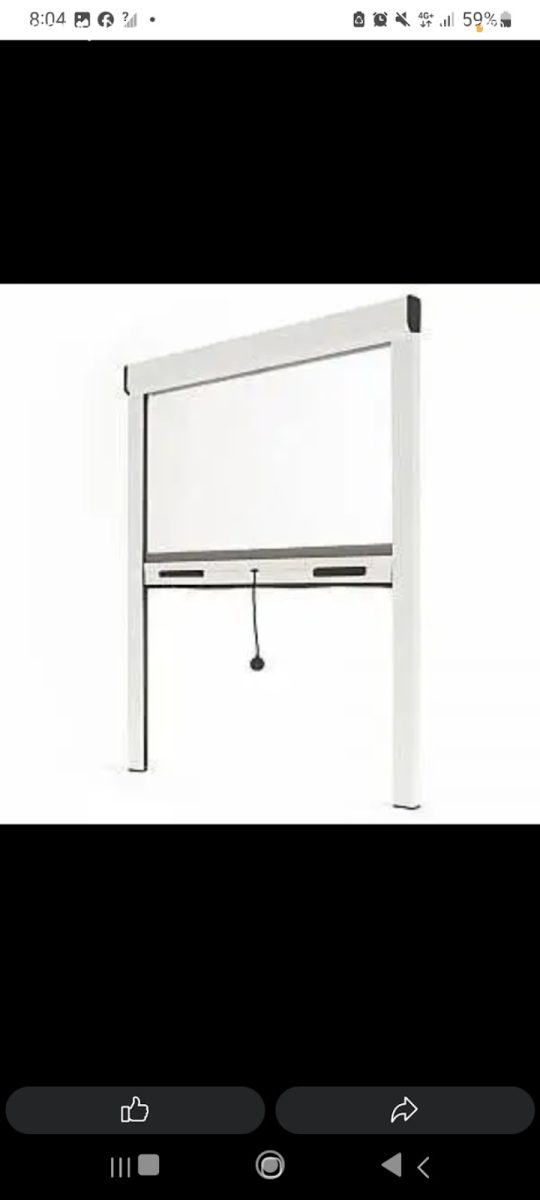 Moustiquaire enroulable verticale sur cadre (visuel produit)