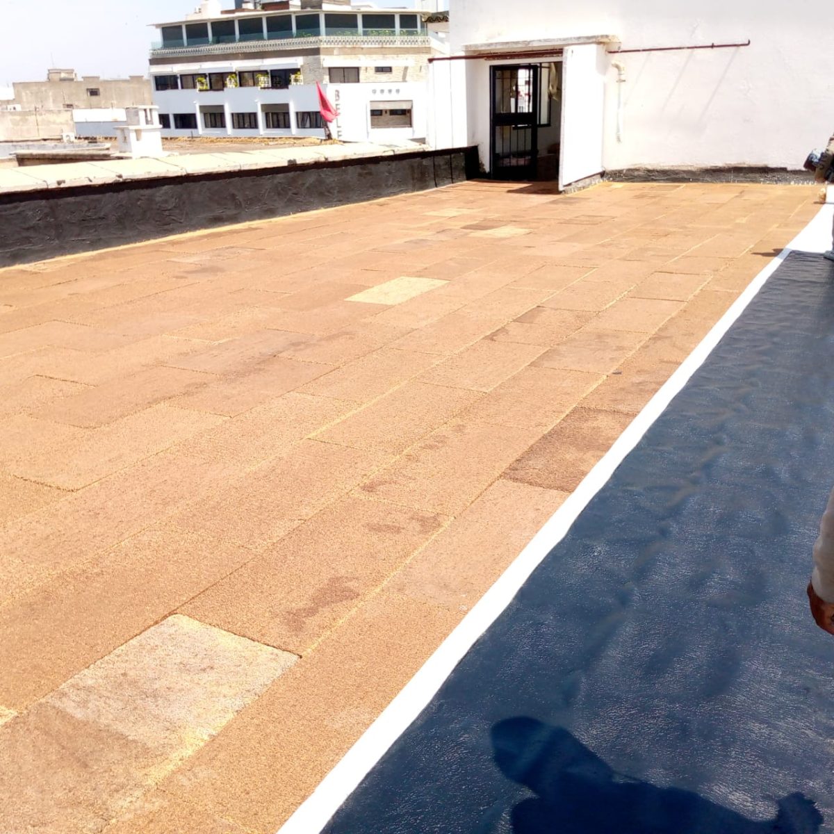 Étanchéité de toiture-terrasse à surface minérale
