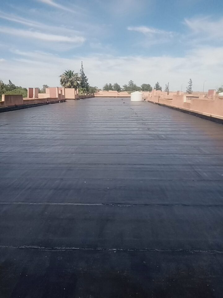Toiture étanche membrane bitumineuse