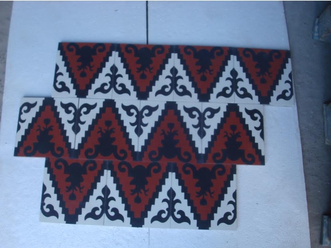 Carreaux de ciment à motif berbère a Meknes