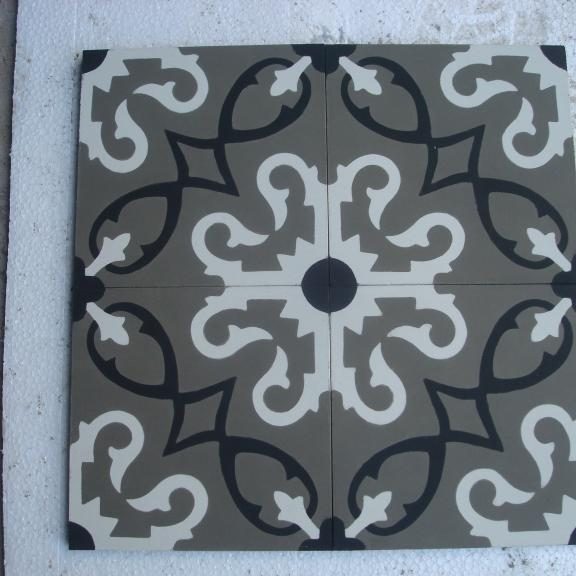 Carreaux de ciment à arabesque a Meknes