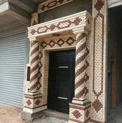 Encadrement de porte en pierre