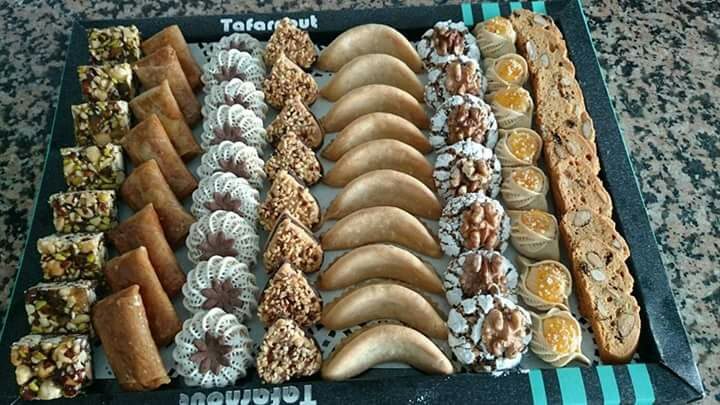 Assortiment de pâtisseries marocaines