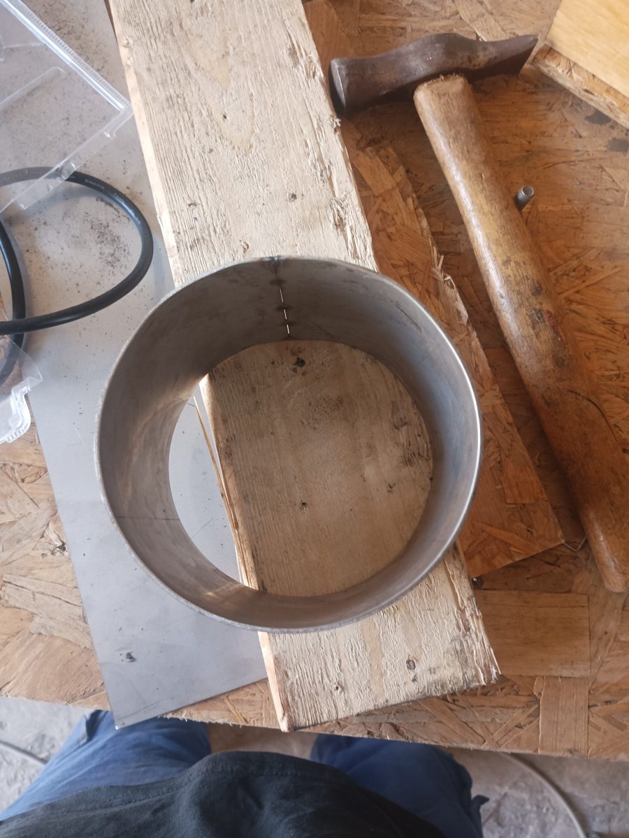Fabrication d'une virole en inox