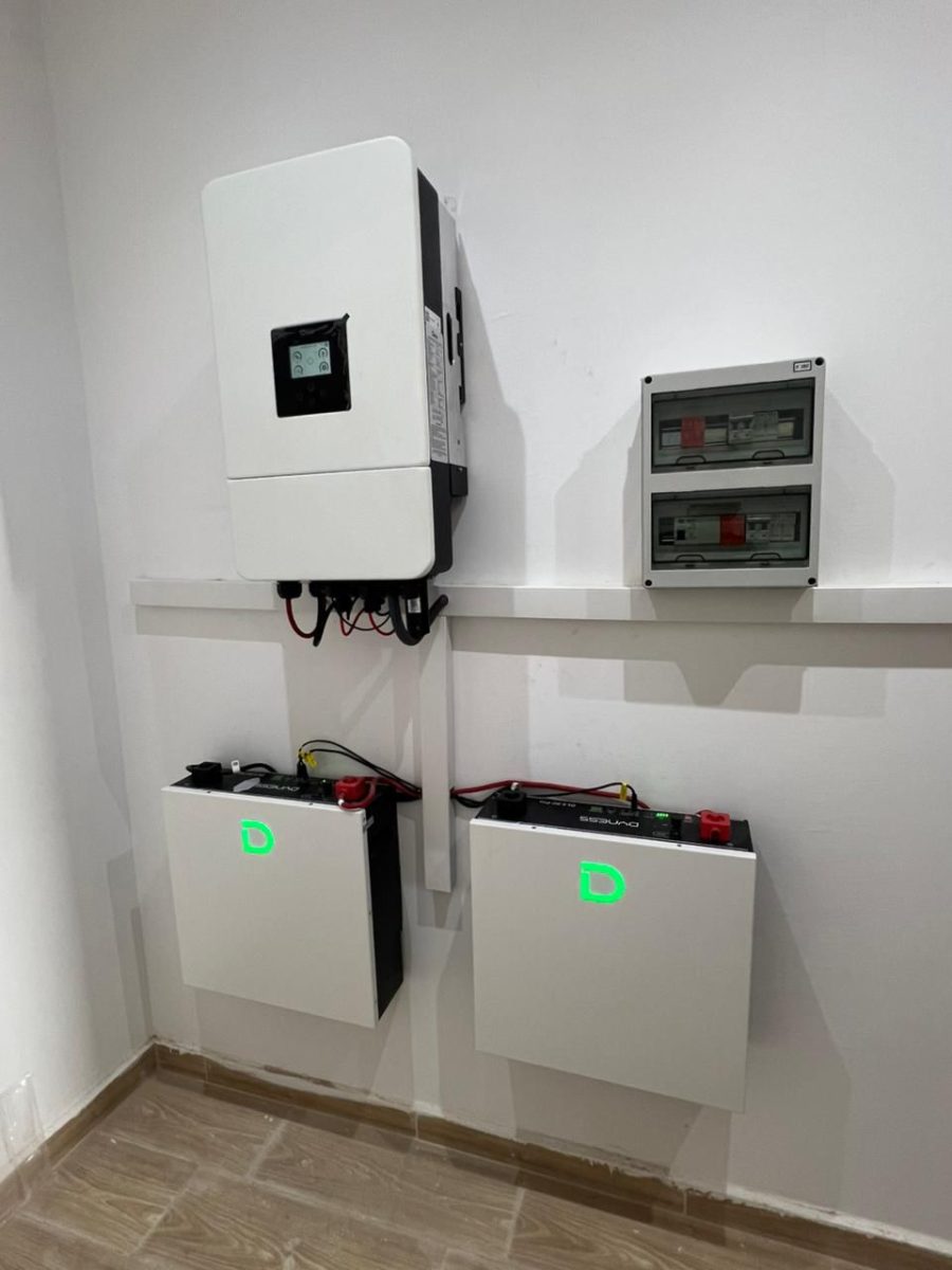 Onduleur et batteries solaires muraux