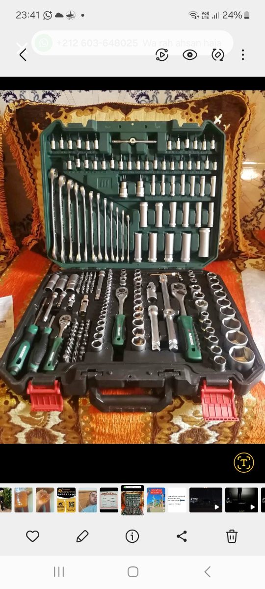 Coffret d'outils complet de mécanique