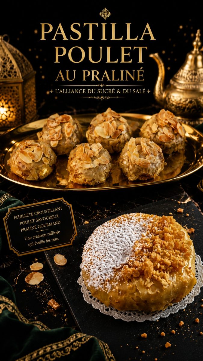 Visuel de présentation d'une pastilla au praliné