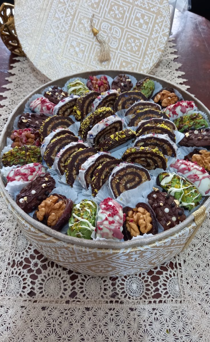 Coffret d'assortiment de pâtisseries marocaines