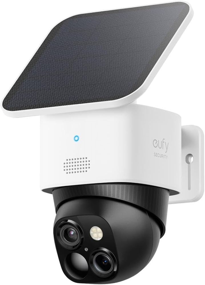 Caméra de surveillance motorisée à panneau solaire