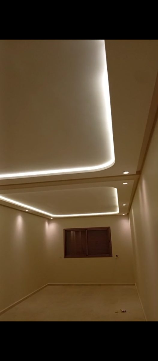 Faux plafond de chambre à double gorge LED
