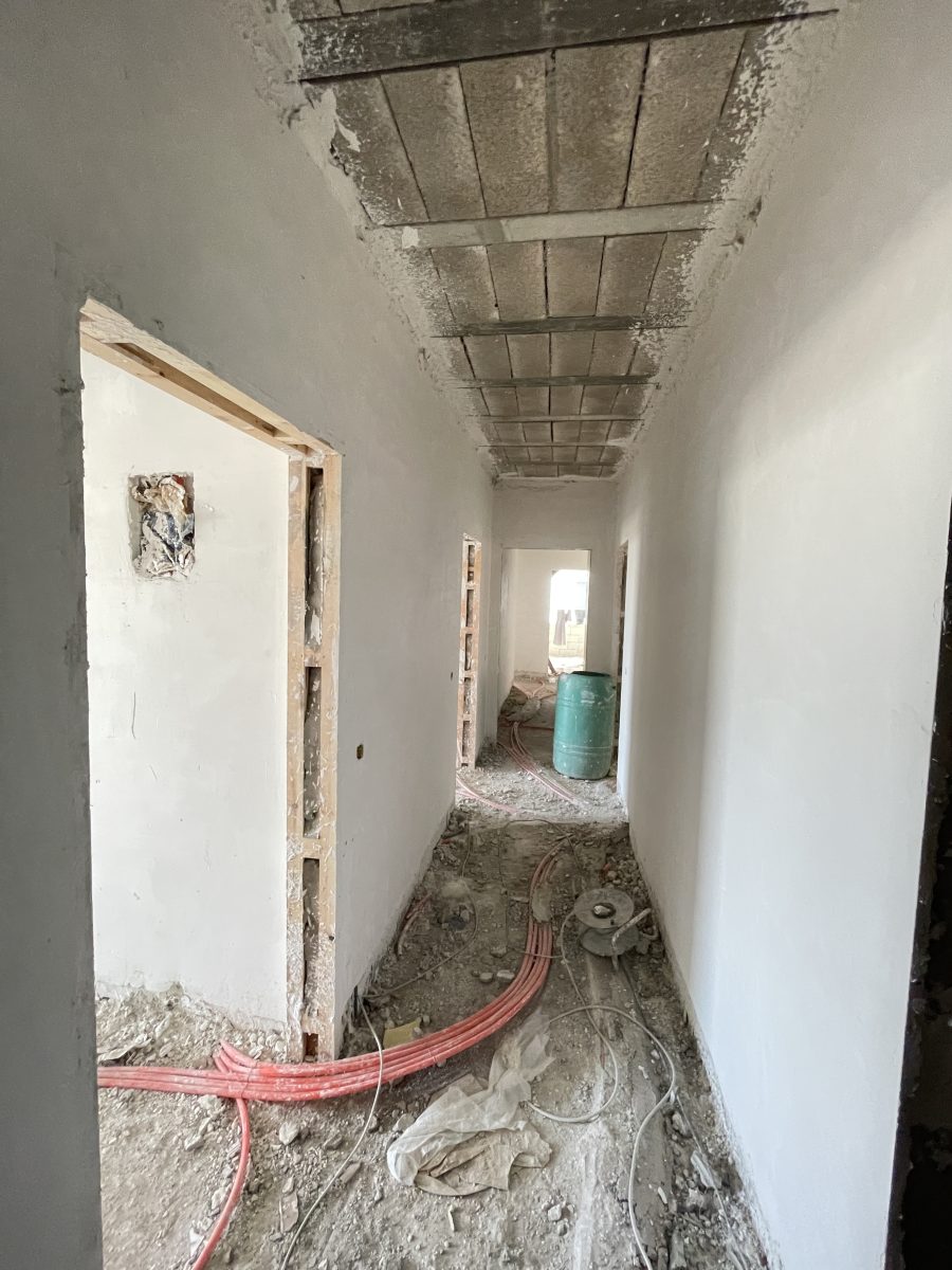Immeuble en construction sur plusieurs niveaux