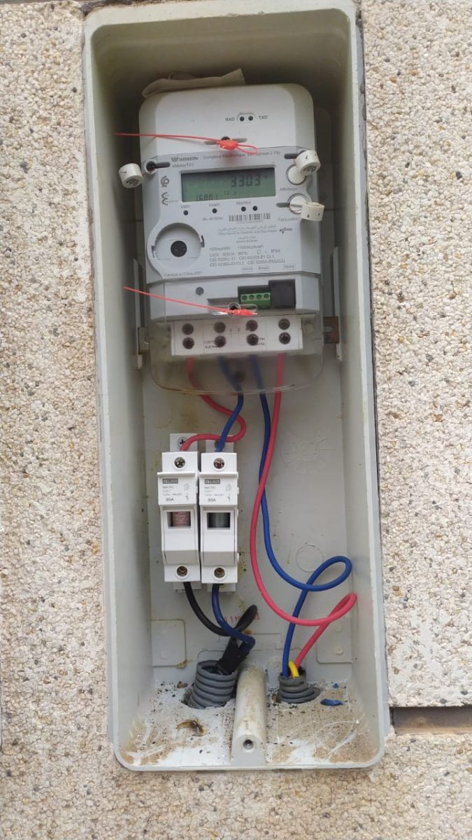 Coffret de comptage électrique extérieur