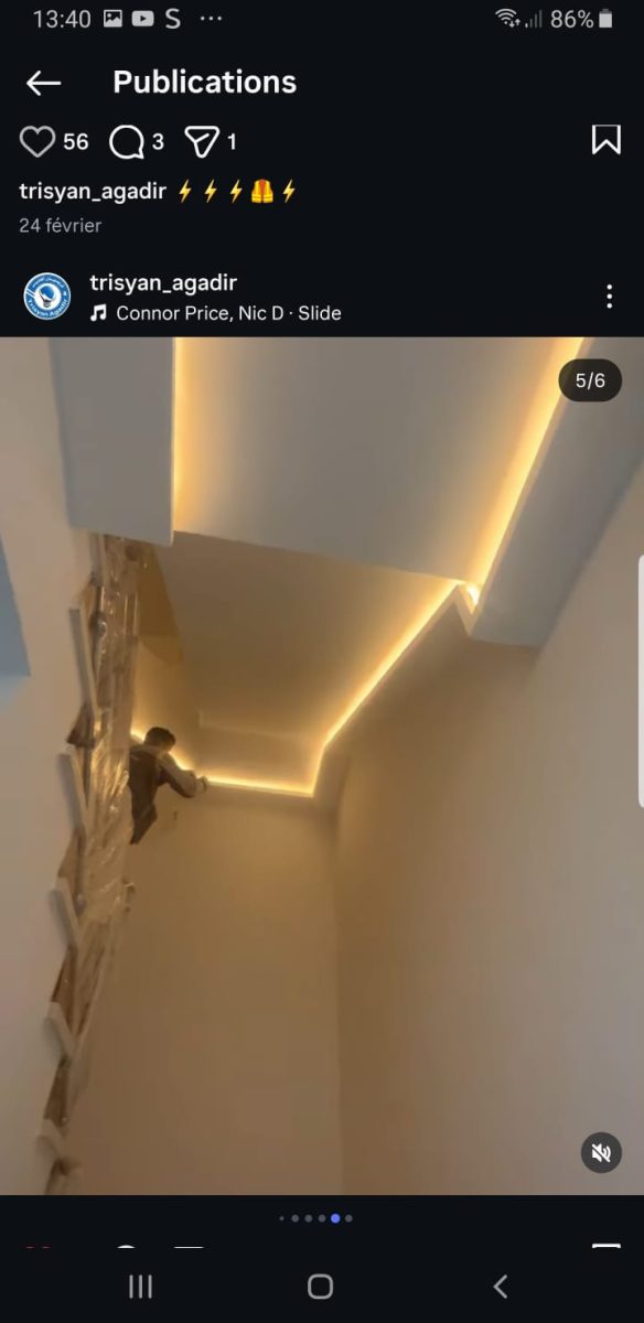 Plâtre / faux plafond à Agadir — عبد الفتاح صبان