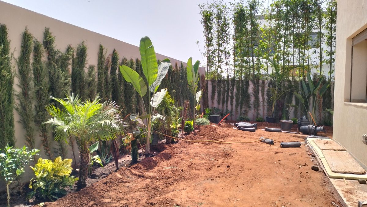 Jardinage / paysagisme à Bouskoura — Paysage Lhoussain
