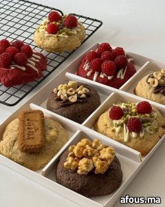 Assortiment de cookies garnis en boîte — Casablanca