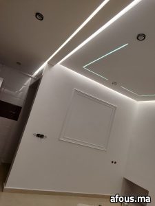 Faux plafond mouluré à éclairage LED — Kénitra