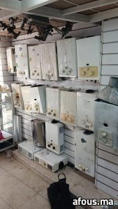 Magasin de chauffe-eau à gaz de diverses marques — Tanger
