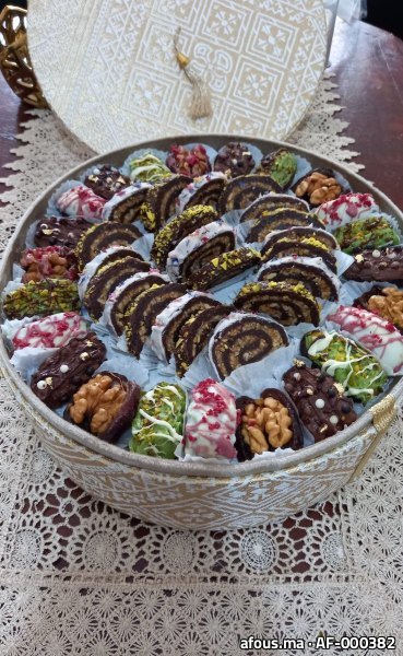 Coffret d'assortiment de pâtisseries marocaines