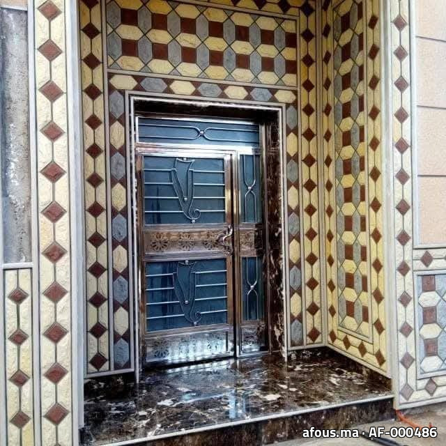 Entrée habillée de parement décoratif — Tanger