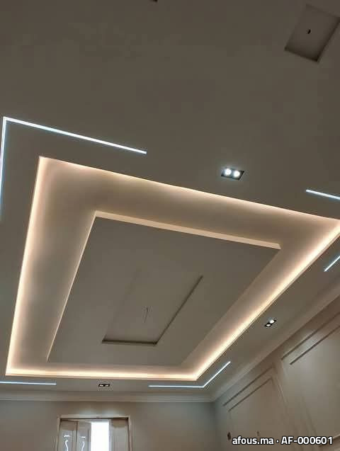 Faux plafond à caisson central rétroéclairé — Agadir