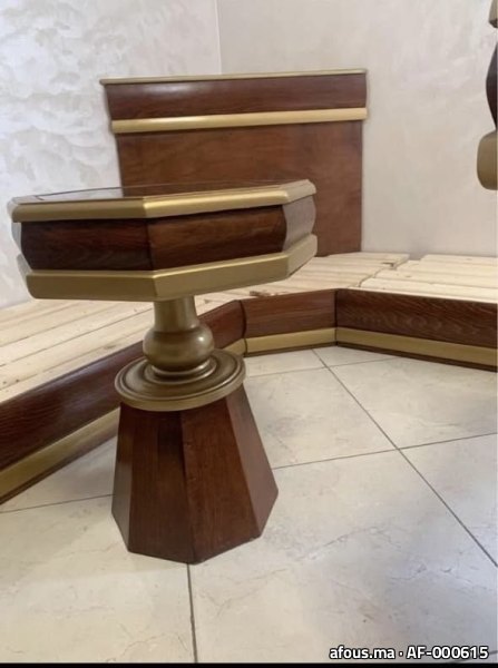 Mobilier de salon marocain en bois