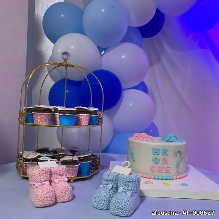 Présentation de fête prénatale à cupcakes — Fès