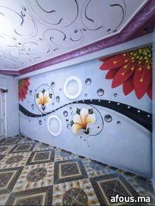 Peinture / Tadelakt · Témara